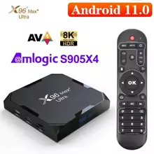 Dispositivo de TV inteligente X96Max Plus Ultra, decodificador con Android 11, Amlogic S905X4, 4GB,