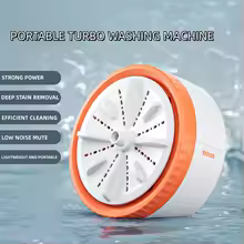 Mini lavadora con temporizador de 3 engranajes, turbina giratoria portátil, lavadora, ropa interior